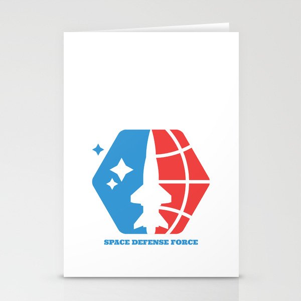 Space Defense Force Stationery Cards