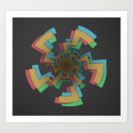 Caustic Celtic Art Print