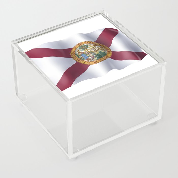 Florida flag Acrylic Box