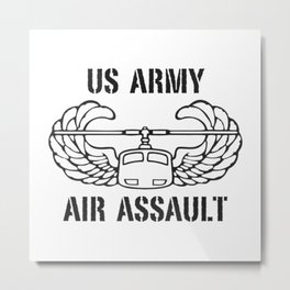 U. S. Army Air Assault Metal Print