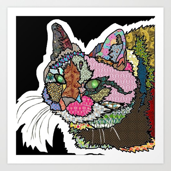 Mi Otra Gato Muerto Art Print