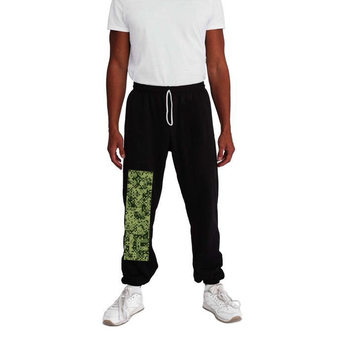 Military style pattern_green Sweatpants
