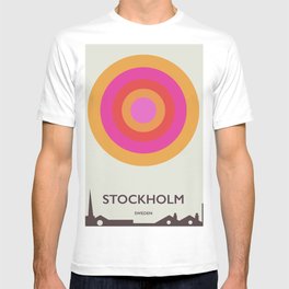 Stockholm,Sweden travel poster, T-shirt