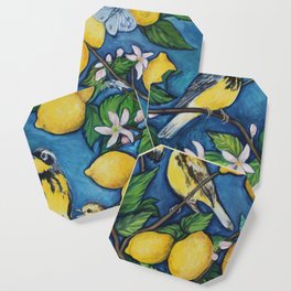 Warblers and Lemons Coaster