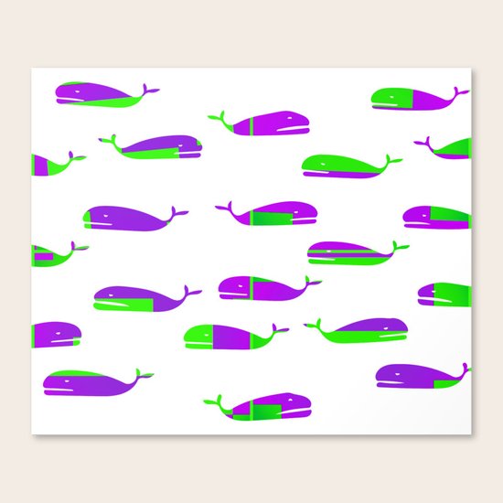 Whales Canvas Print