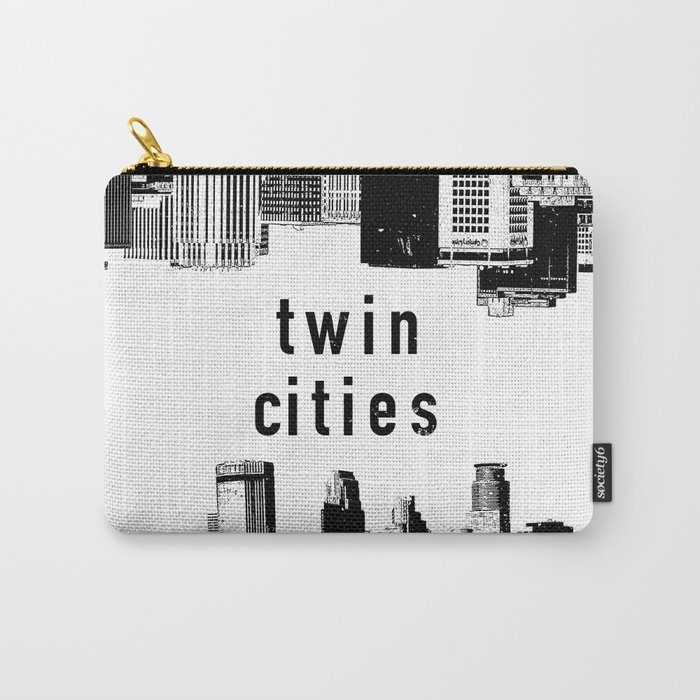 Twin Cities Minneapolis and Saint Paul Minnesota Carry-All Pouch