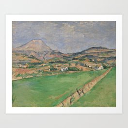 Toward Mont Sainte-Victoire Art Print