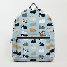 Cat Loaf Print Backpack
