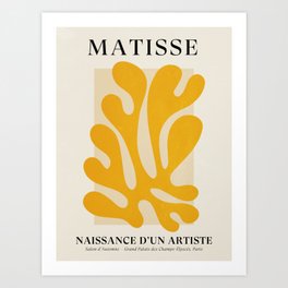 Sun Leaf 2: Matisse Edition | Mid Century Series Art Print