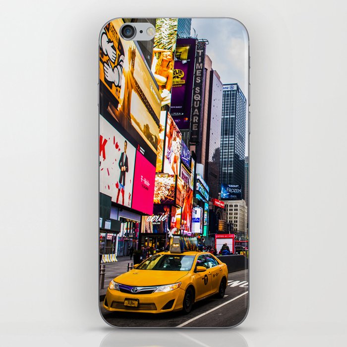 First light in Times Square iPhone Skin