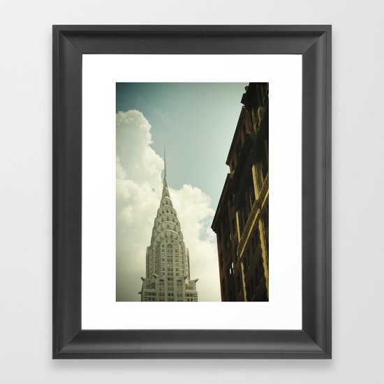 The city of the fighting styles Framed Art Print