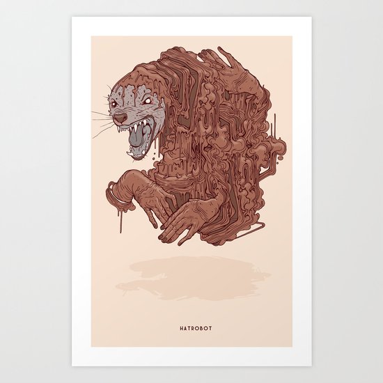 Cake Demon Art Print
