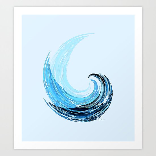 - La Vague - Art Print