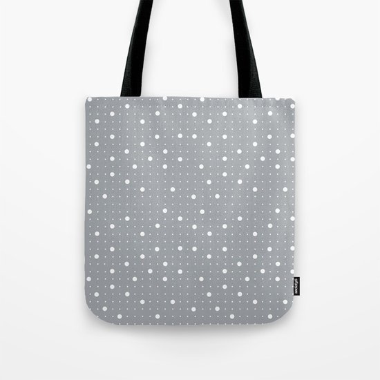 Pin Points Grey Tote Bag