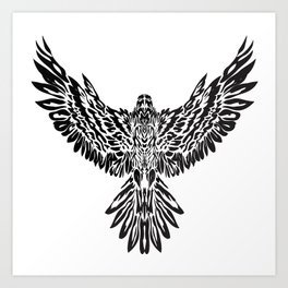 Spirit Falcon Art Print