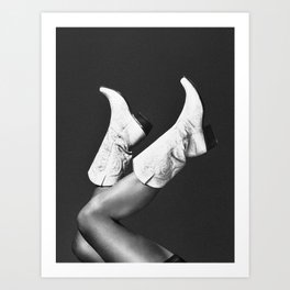 These Boots - Noir II / Black & White Art Print
