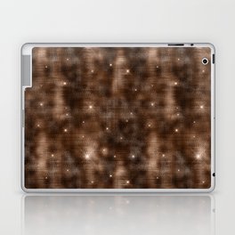 Glam Bronze Diamond Shimmer Glitter Laptop Skin