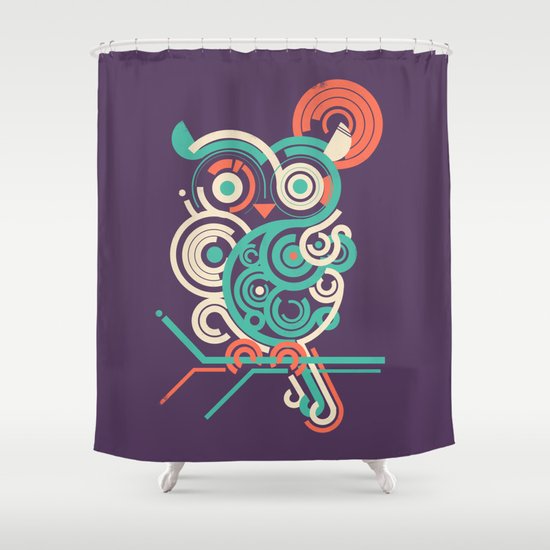 Owl 2.0 Shower Curtain