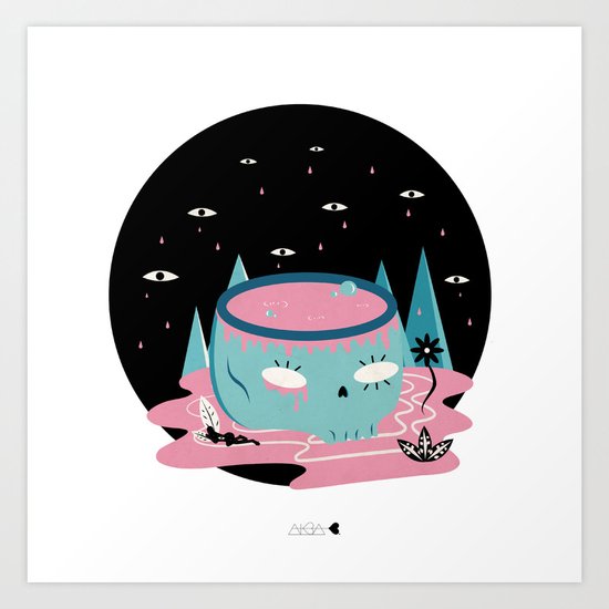 somewhere lost Art Print