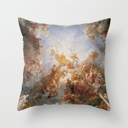 Hercule François Lemoyne - L'Apothéose Throw Pillow