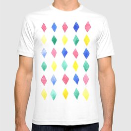 Diamond pattern T-shirt