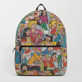 Betty and Veronica Collage Backpack | Bettycooper, Collage, Veronica, Paper, Riverdale, Betty, Archiecomics, Comicbook, Popart, Veronicalodge 