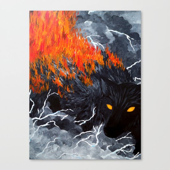 Down Cyuka Canvas Print