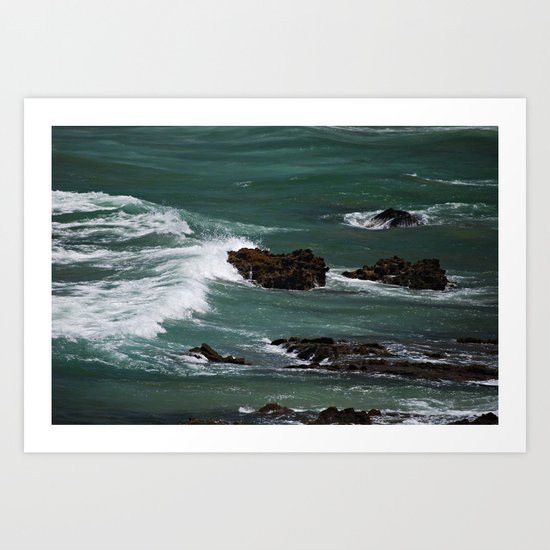 Praia do Castelejo, Portugal Art Print