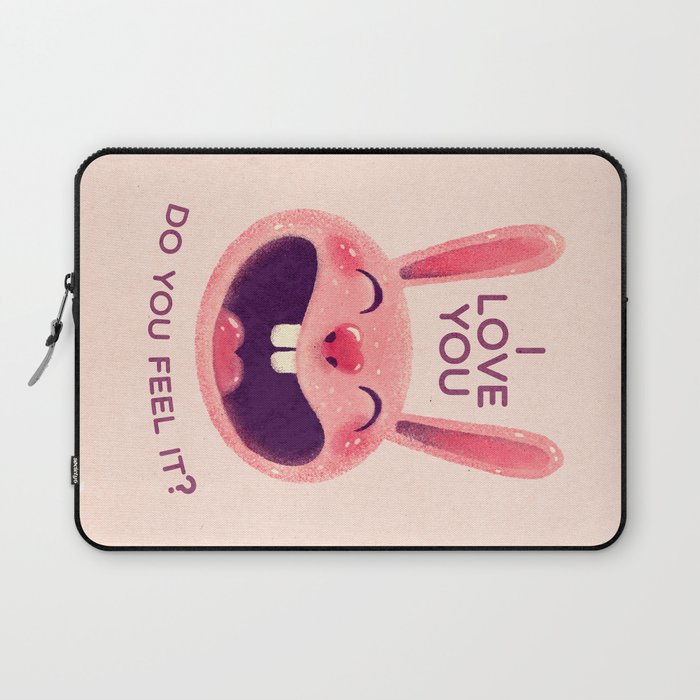 Bunny with love Laptop Sleeve