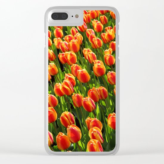 Tulips Clear iPhone Case