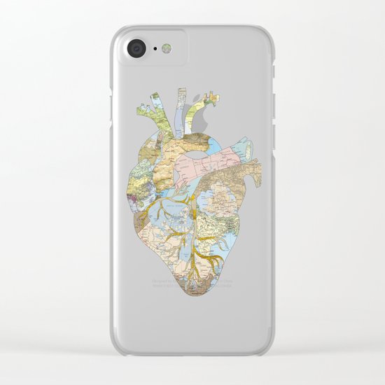 A Traveler's Heart (N.T) Clear iPhone Case