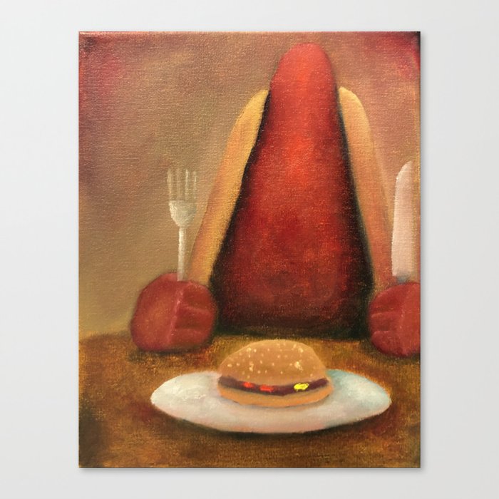Mmm Food Canvas Print
