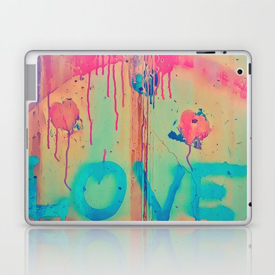 Love Painting pink, dreams, pastel, love, cute,  Laptop & iPad Skin