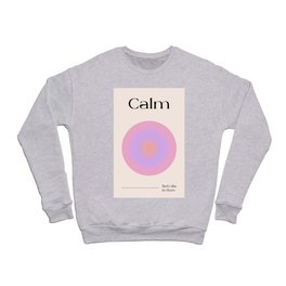 Calm in Chaos Gradient Art Print Crewneck Sweatshirt