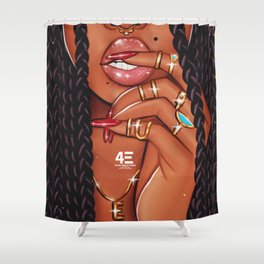 Ring$ Shower Curtain