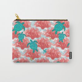 Sea Turtles in The Coral - Ocean Beach Marine Carry-All Pouch