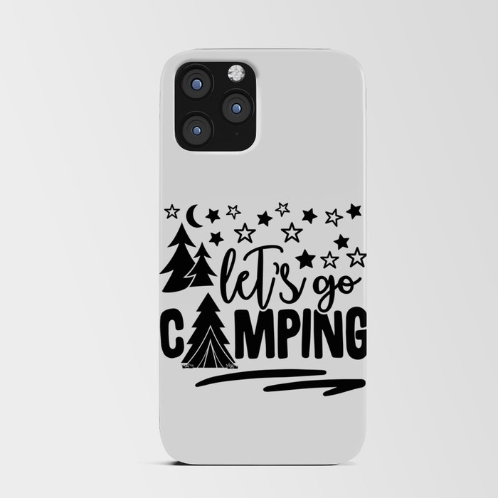 Let's Go Camping iPhone Card Case