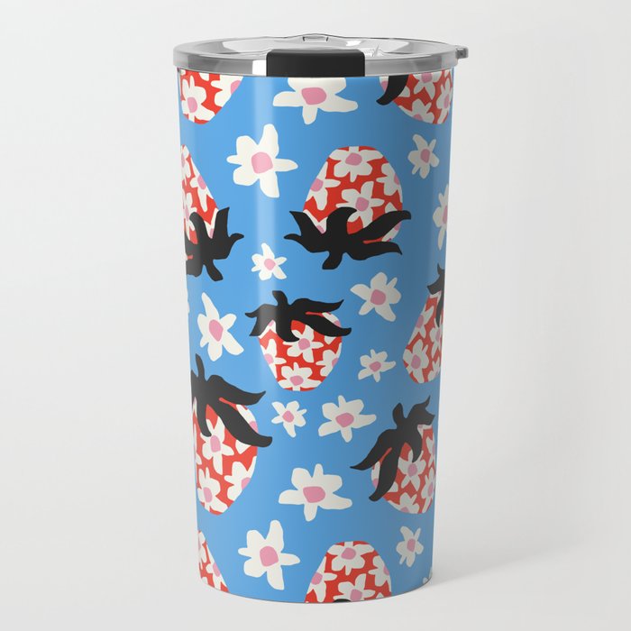 Strawberry Field Travel Mug