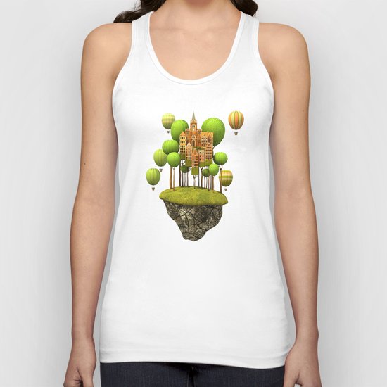 New City in the Sky Unisex Tank Top