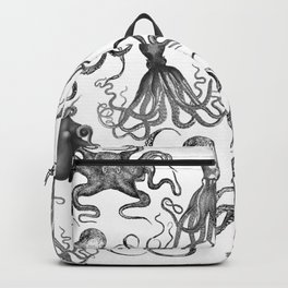 Octopus Kraken Everywhere Backpack | Design, Digital, Dormroom, Graphicdesign, Trendy, Beach, Nauticalart, Modern, Octopusart, Cool 