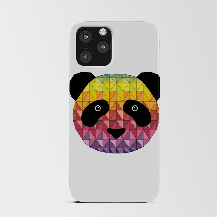 Geometric Panda iPhone Card Case