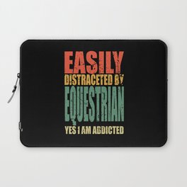 Equestrian Saying Funny Laptop Sleeve