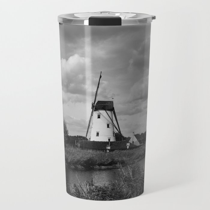 Schelle Windmill Mono, Damme, Belgium Travel Mug