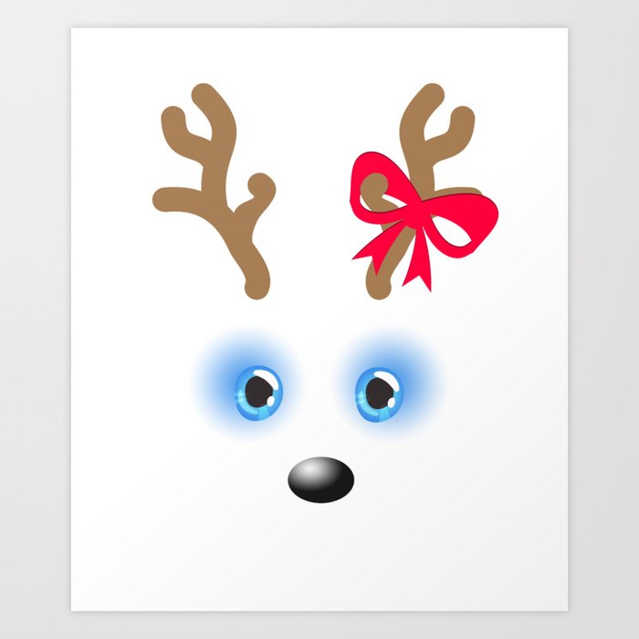 Download Reindeer Christmas Slaigh Santa Claus Socks Presents Design Art Print By Peppersalt Society6