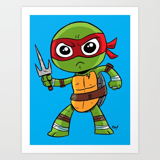 TMNT Raphael Art Print