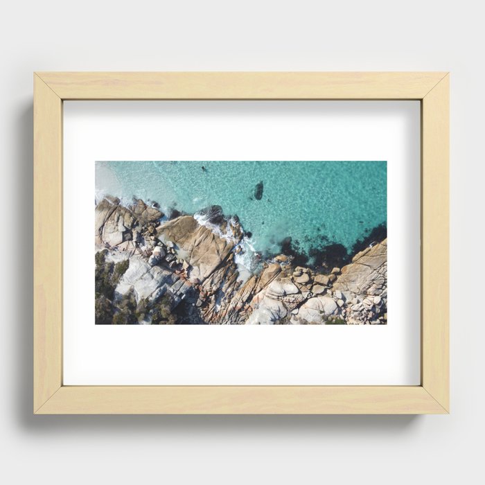 Bay of Fires Recessed Framed Print