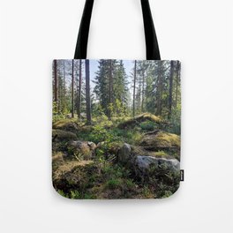 Lost In Scandinavian Woods Tote Bag