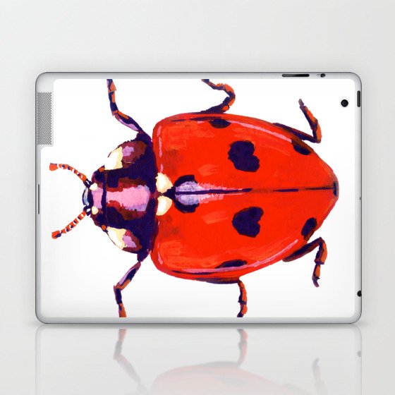 Painted Ladybug Laptop & iPad Skin