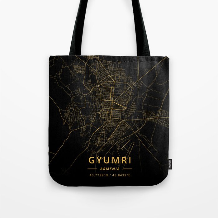 Gyumri, Armenia - Gold Tote Bag