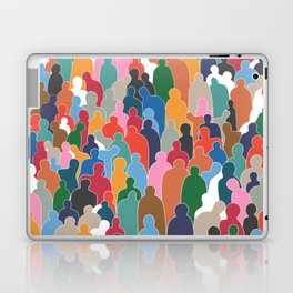 Abstract Colorful People Laptop Skin